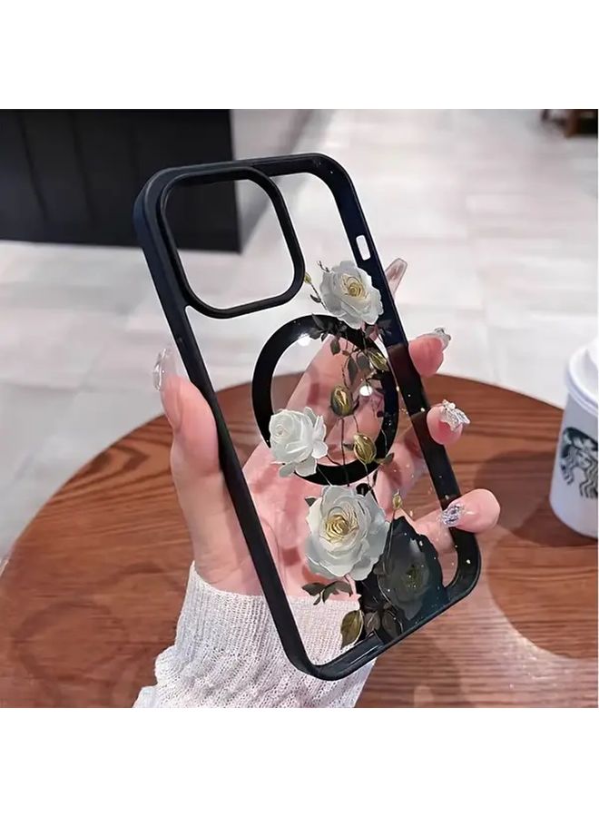 Grey Magnetic Wireless Anti Drop Phone Case For IPhone 16 Plus Christmas Gift - Image 1